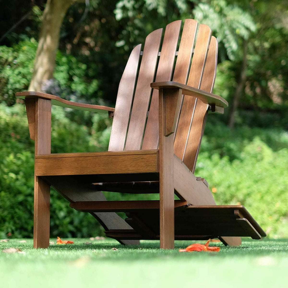 Yellow Adirondack Chair with Tray Table F569