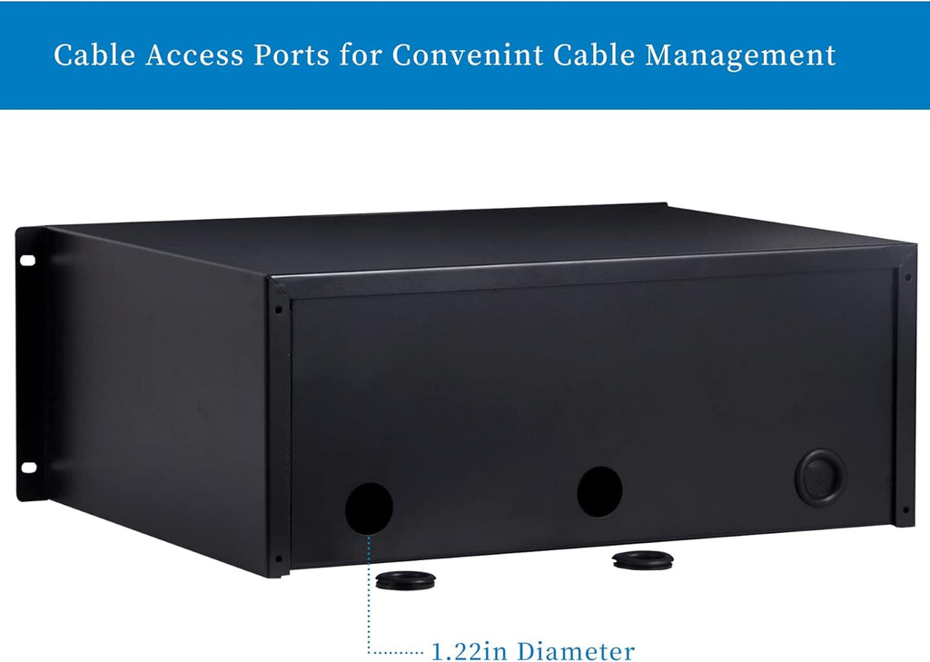 3U Rack Mount Drawer with Lock and Key I8757