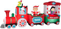 Christmas Airblown Inflatable Train Scene, 7.5 ft Tall, Multi B571368