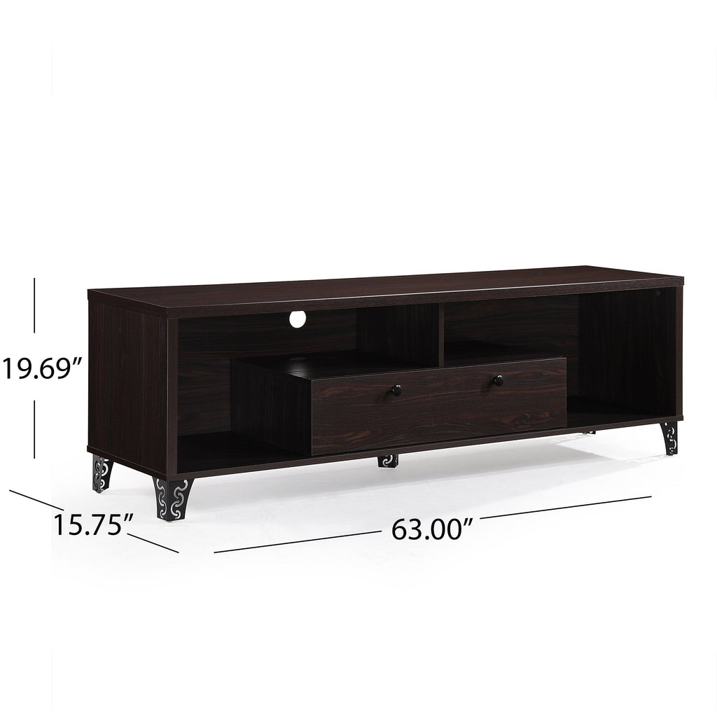 Gray Oak 2 Piece TV Stand and Bookcase Set X1596