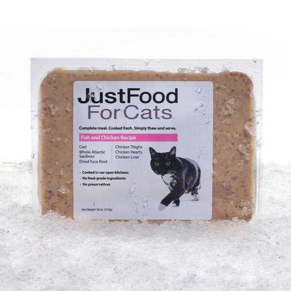 Fish & Chicken Recipe Fresh Frozen Cat Food B6340