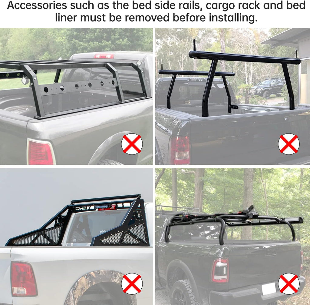 Soft Roll Up Truck Bed Tonneau Cover for 5' Bed (60") P3893
