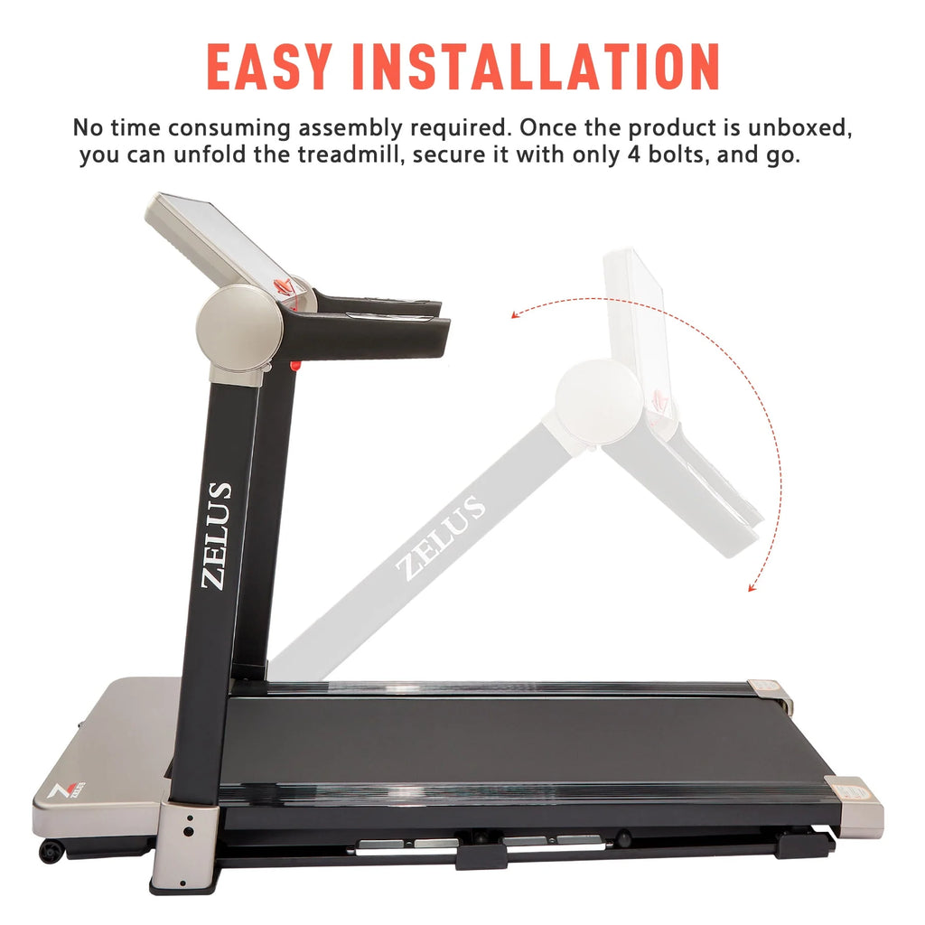 3HP Smart Folding Treadmill with Bluetooth F33784