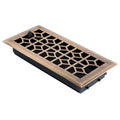 4 x 14 in. Antique Brass Register with Damper W137234
