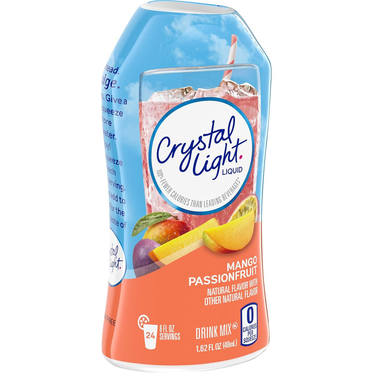 Sugar-Free Mango Passion Fruit Liquid Water Enhancer 12 Count 1.62 fl oz Pack of 2 U87764