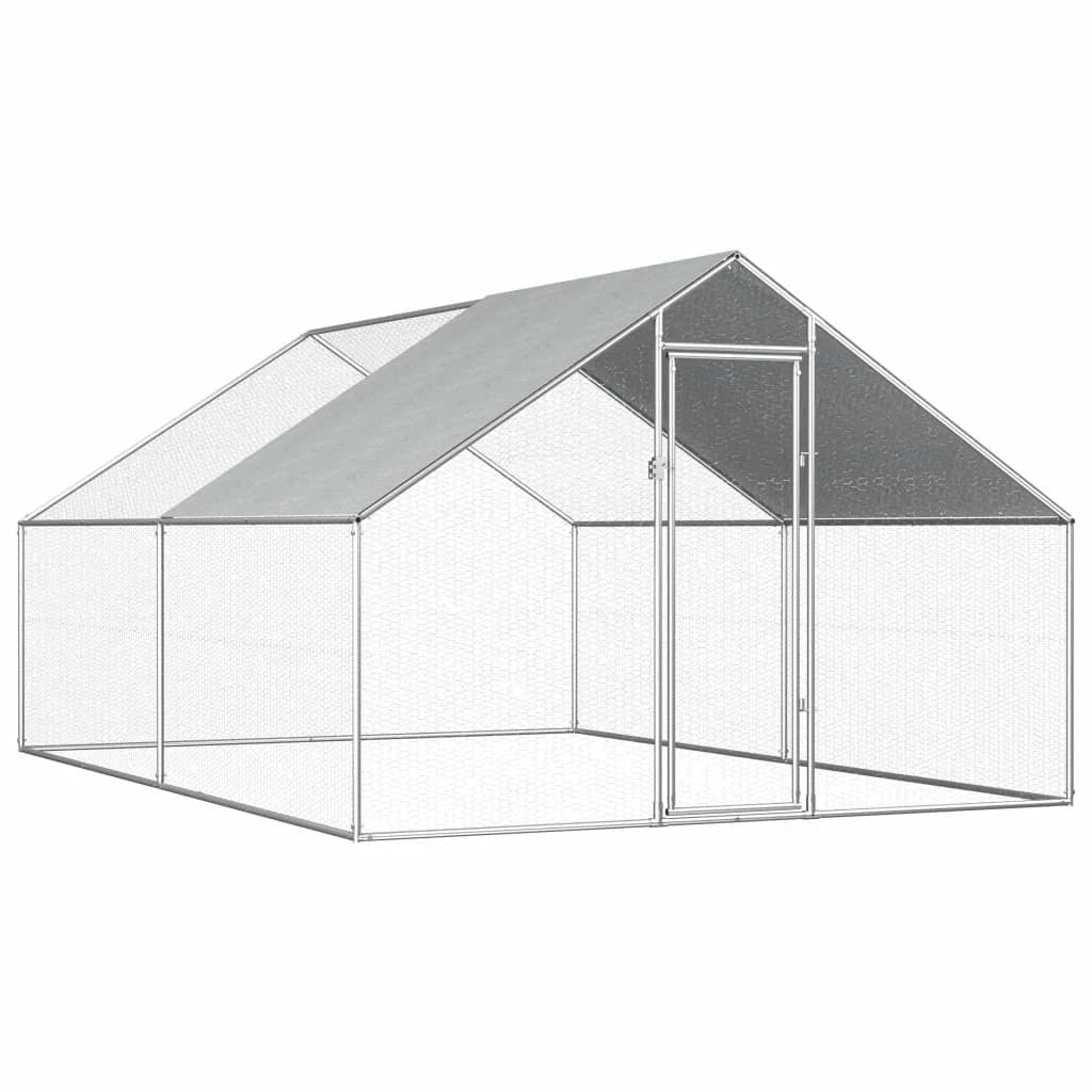 Galvanized Steel Outdoor Chicken Cage L60401