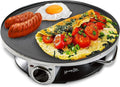 Electric Non Stick Crepe Maker with Temperature Knob C4901
