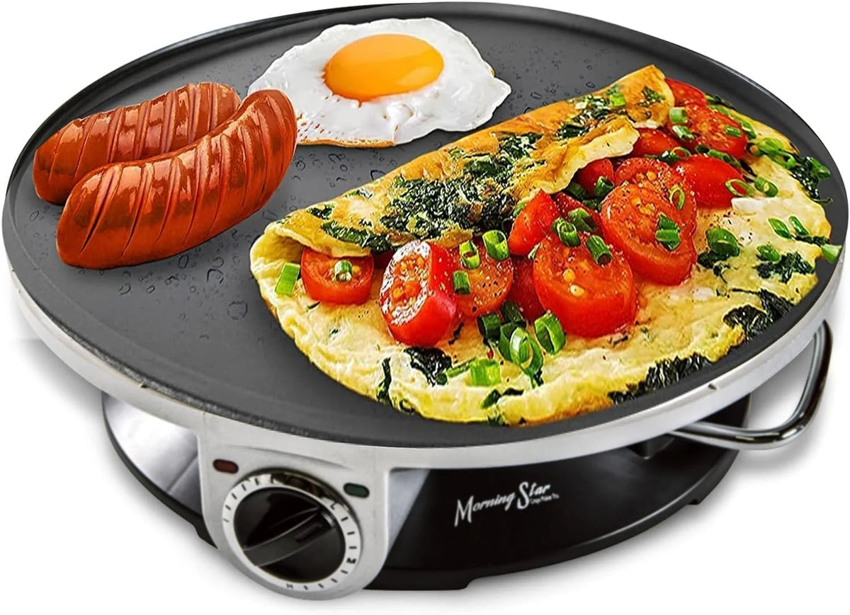 Electric Non Stick Crepe Maker with Temperature Knob C4901