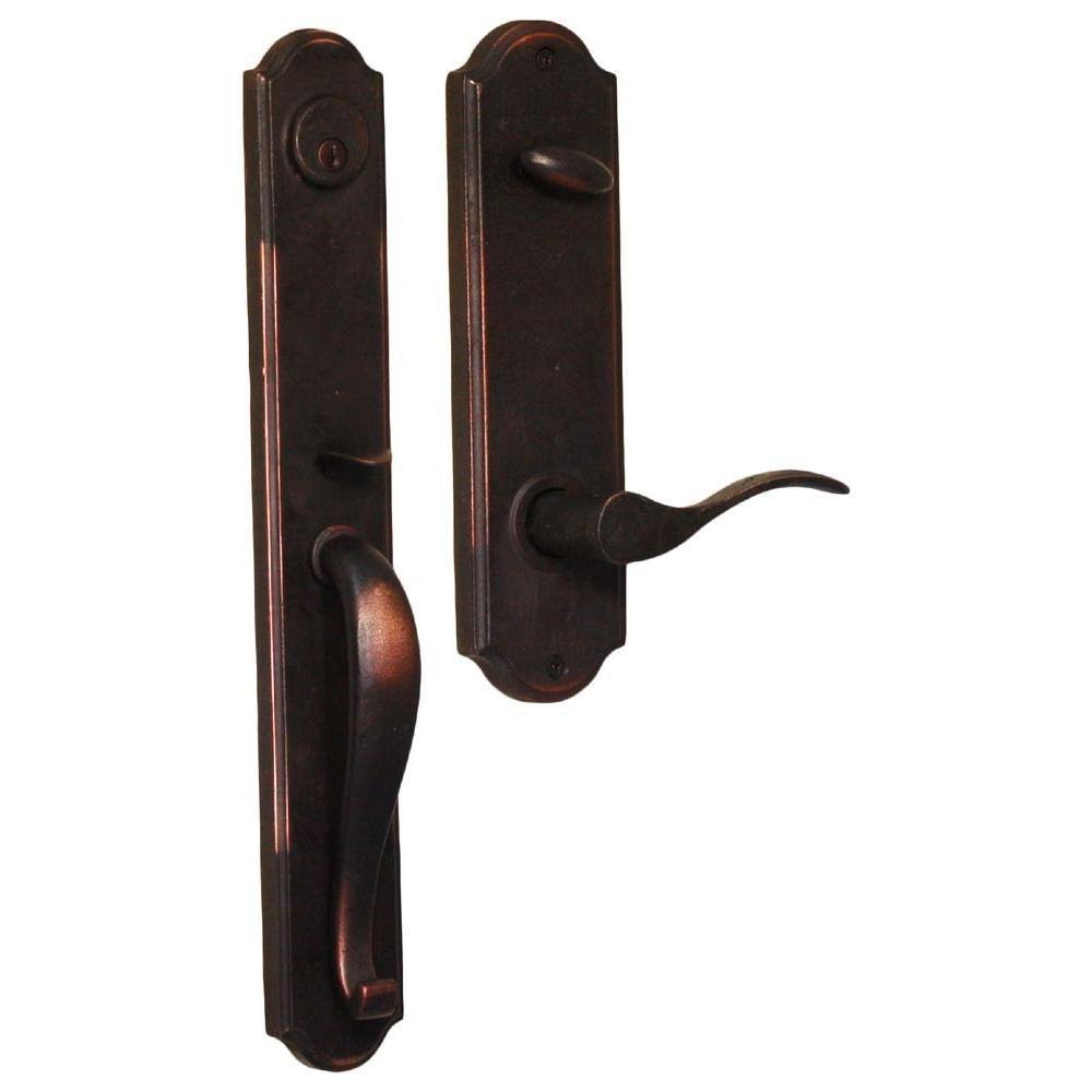 Oil-Rubbed Bronze Door Handleset with Lever Y393352