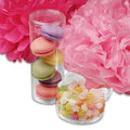 Round PVC Containers with Cap 6 inch x 3 inch S548