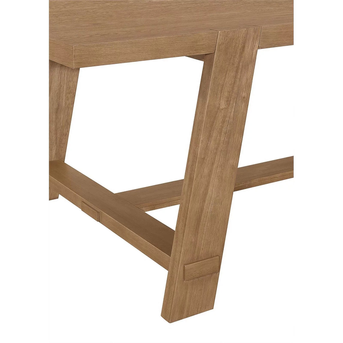 Brown 5-piece Wood Rectangular Dining Table Set X3480