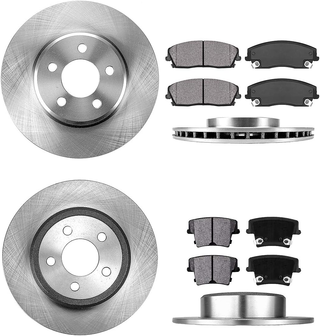 320 mm Front and Rear Brake Rotors and Metallic Brake Pads S83544