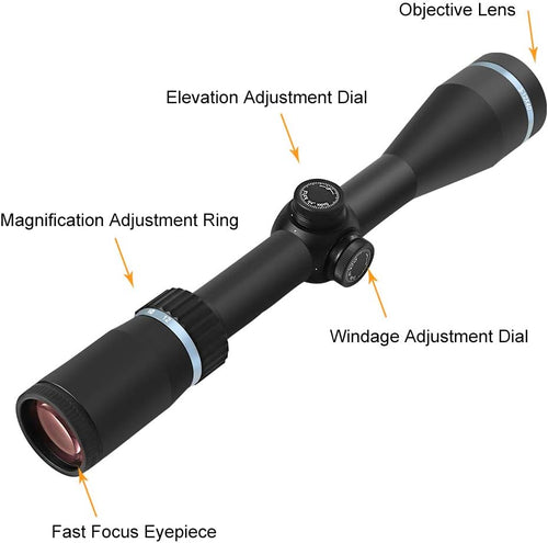 3-12x40mm Rifle Scope Black Matte X633452