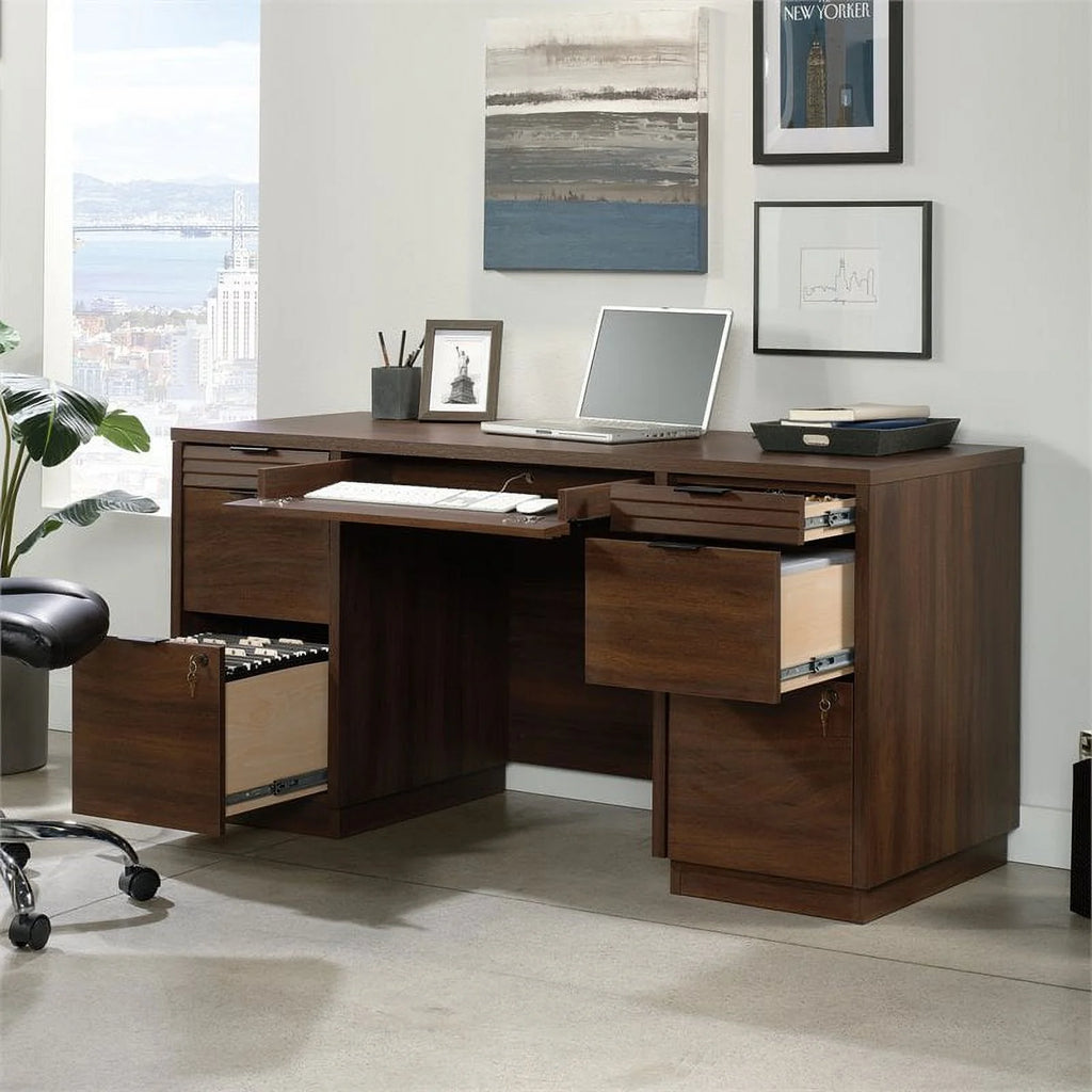 60" Engineered Wood Credenza Desk U59827