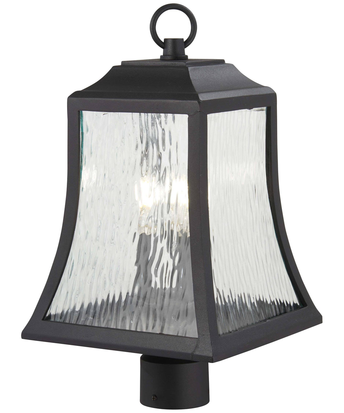 3 Light Post Mount Black O9366