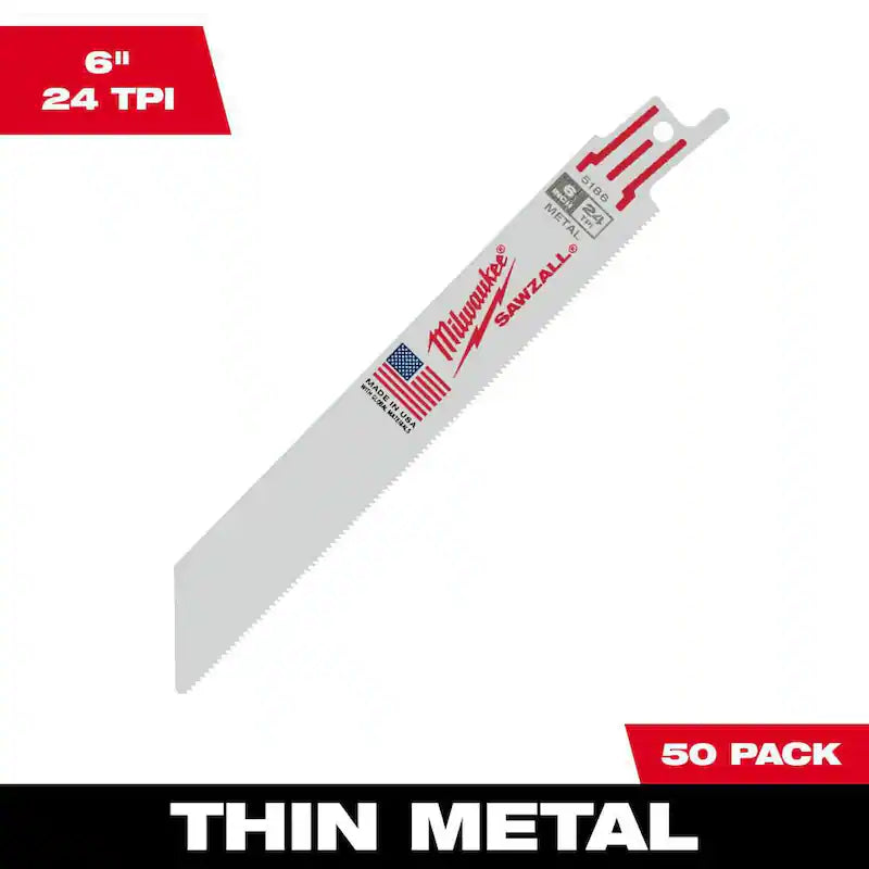 24 TPI Reciprocating Saw Blades 50-Pack F498593