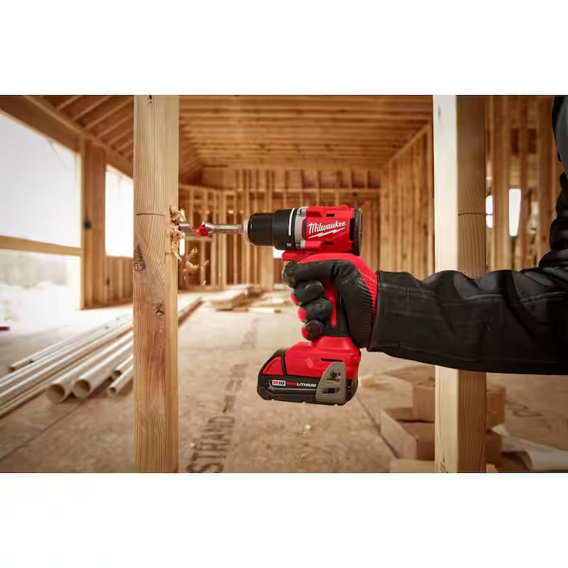 18V Lithium-Ion Brushless Cordless Compact Drill/Impact Combo Kit (2-Tool) X79816