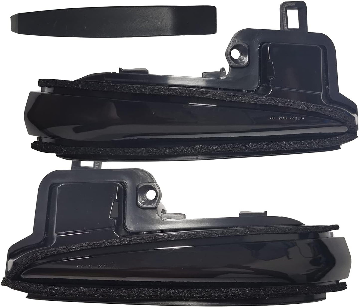 Smoke Lens LED Side Mirrors with Dynamic Turn Signal Lights C33781