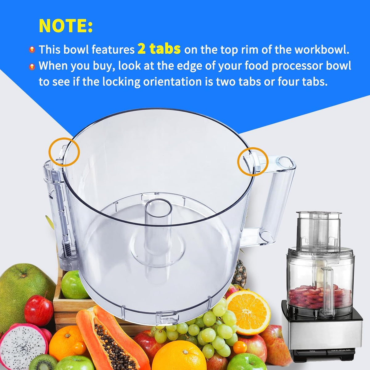 14-Cup Food Processor Work Bowl D718