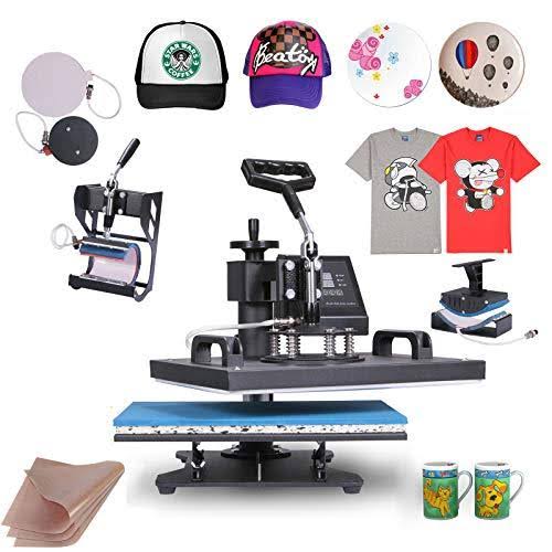 12 x 15 inch 5 in 1 Digital Sublimation Heat Press G60137