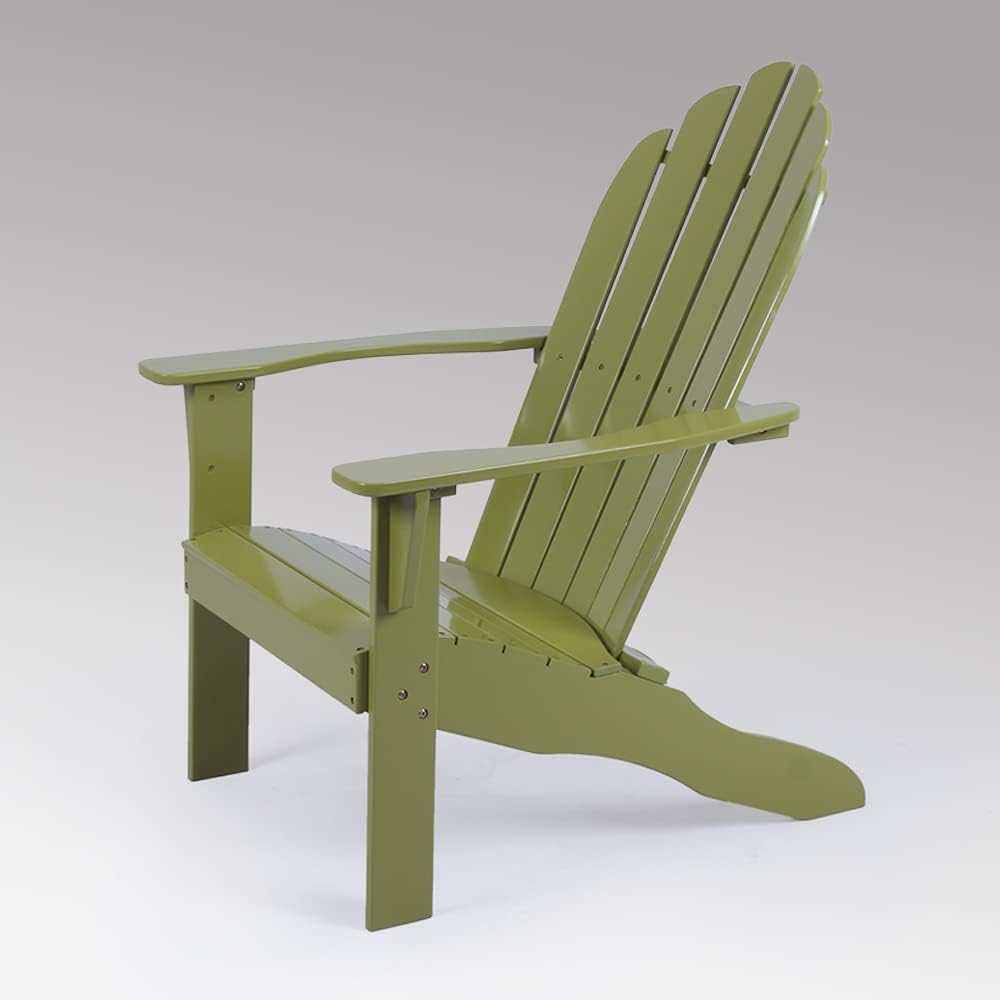 Yellow Adirondack Chair with Tray Table F569