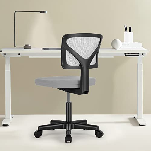 Black Mesh Desk Chair with Wheels A50306