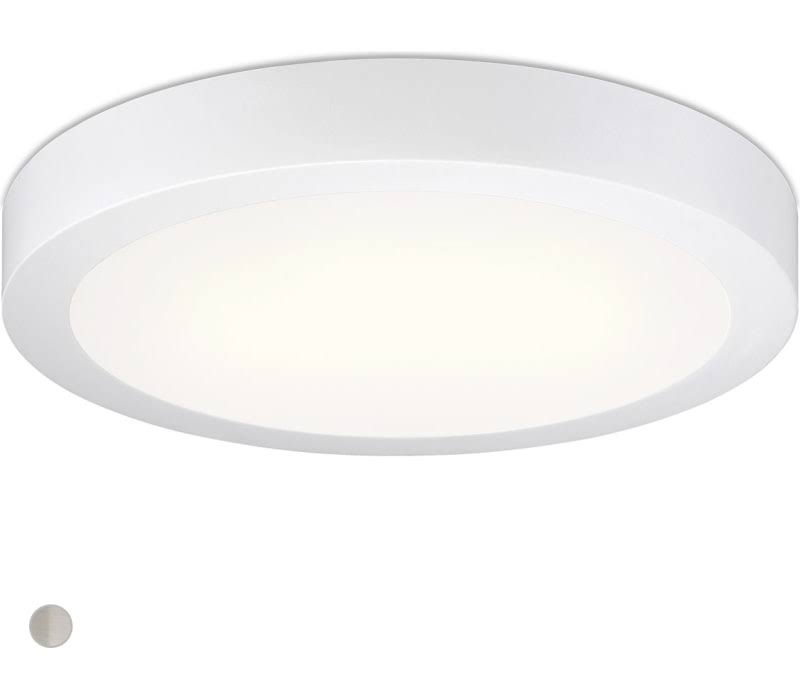 3 Light LED Surface Mount White/Black J956469