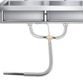 Silver Flexible Double Bowl Drain Hose G1066