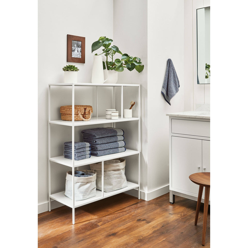 Modern Bookcase 15d 36W 72H in Saffron B468
