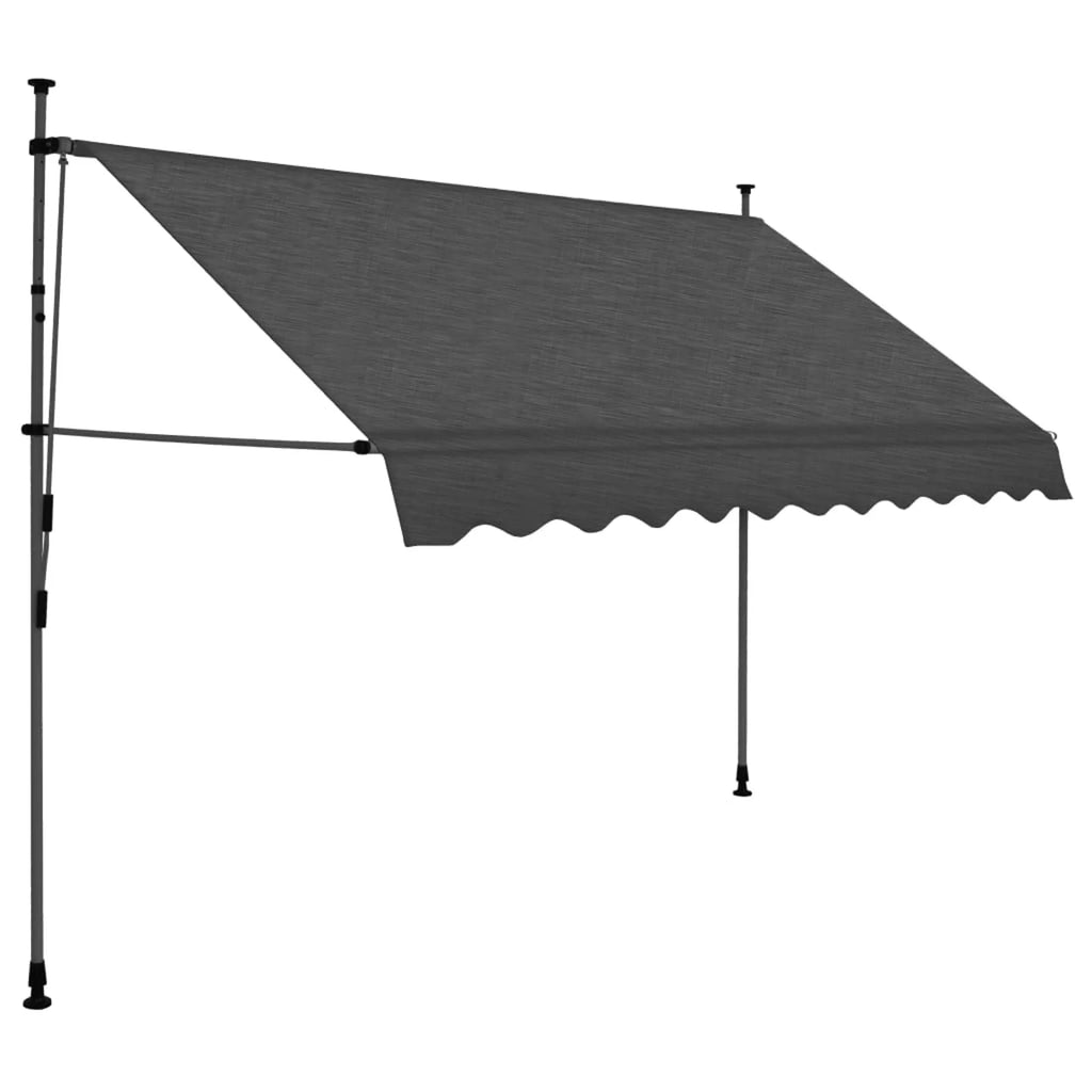 118.1" Anthracite Retractable Awning F2853