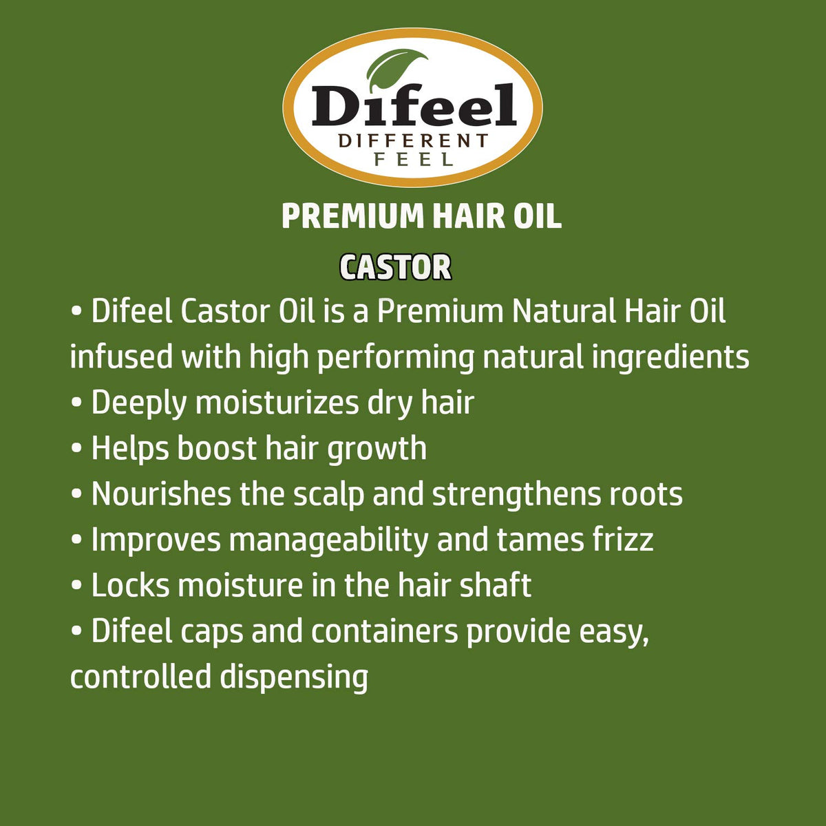 7.1 ounce 3-Pack Natural Castor Hair Oil C10103