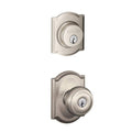 Satin Nickel Single Cylinder Entry Knob P6416
