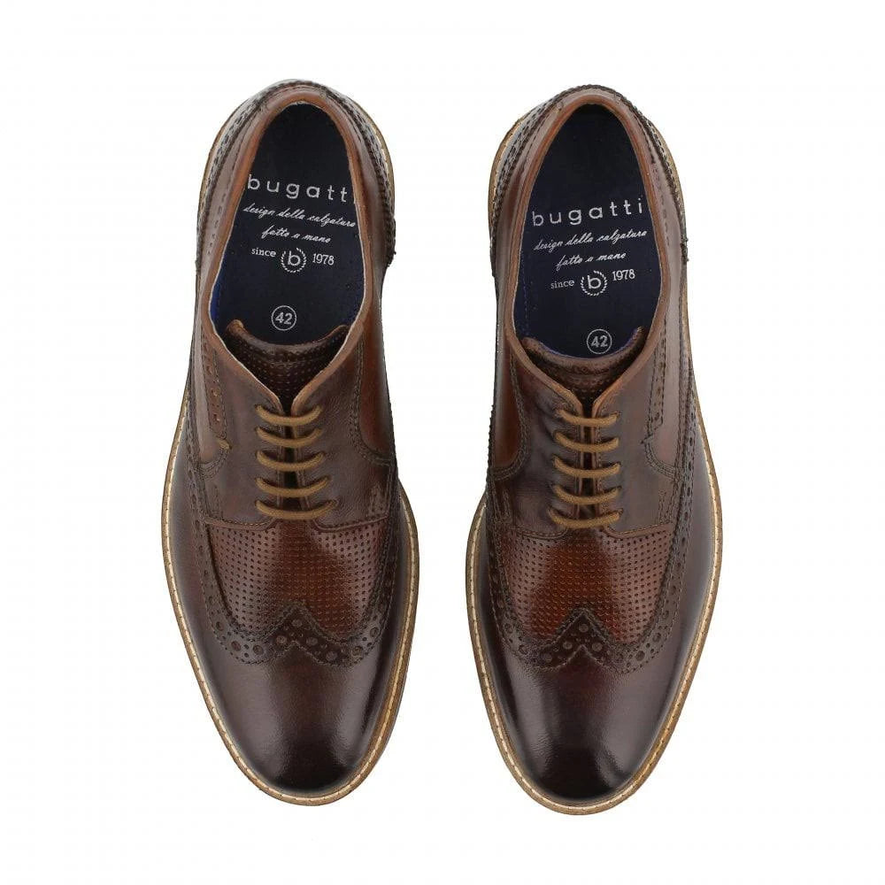 Brown Leather Mens Brogues W2374