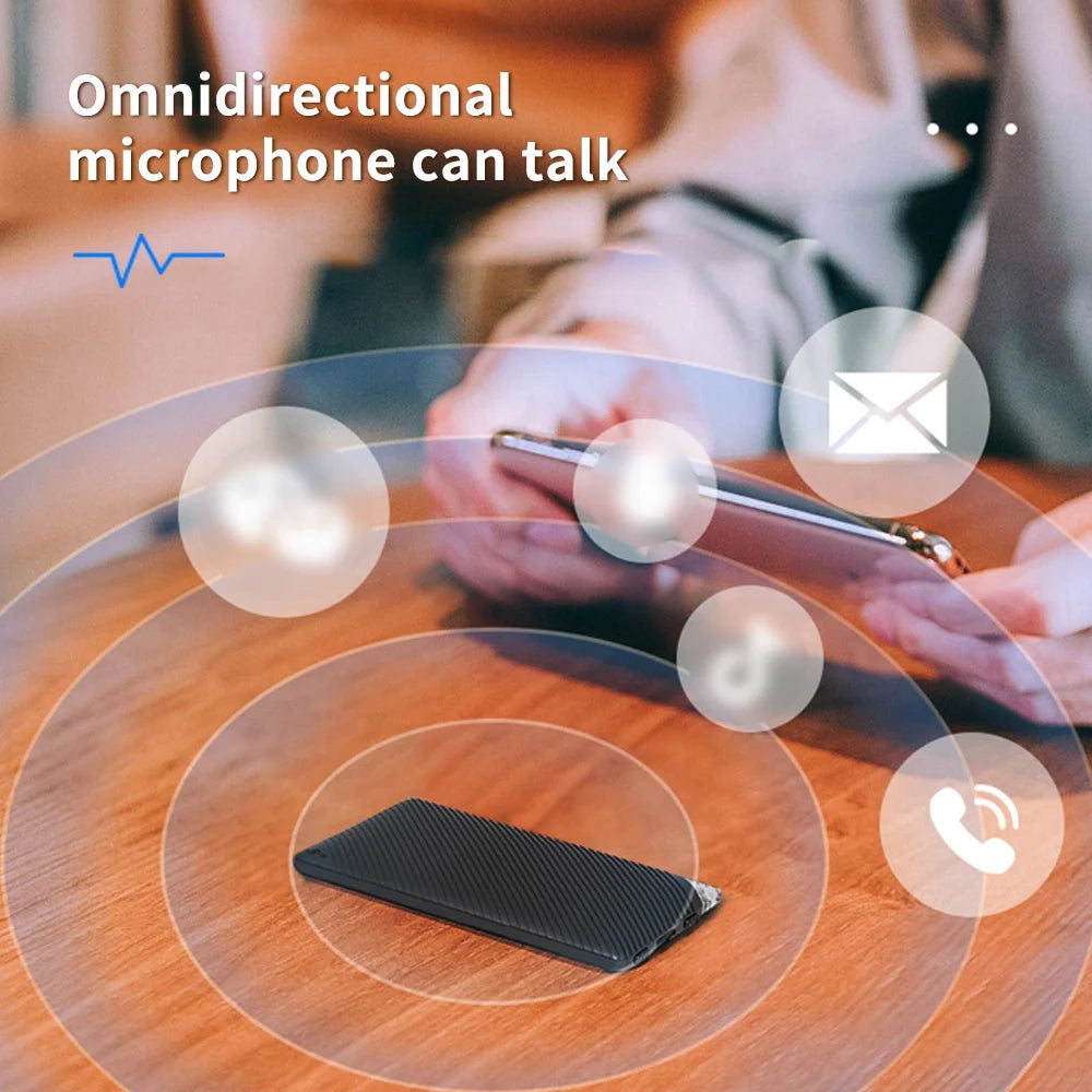 Bone Conduction Speaker BT Speakers Mini Portable Stereo Sound Built-in Mic Sound Box E1750