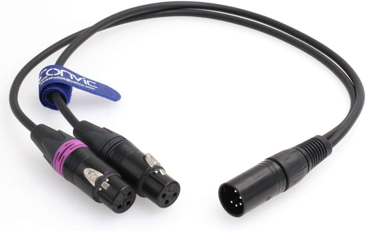 5-pin to 3-pin XLR Audio Signal Cable O73661
