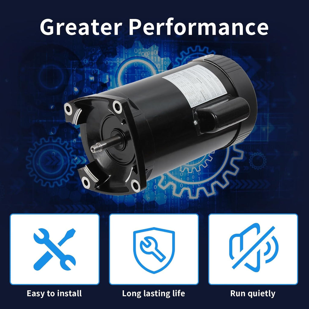 1.5 HP 3450 RPM 56Y Frame Pool Pump Motor P259