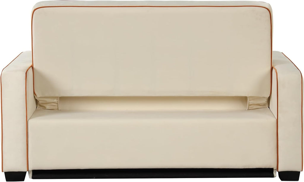 Velvet Convertible Sofa Bed with USB Charging Port F890