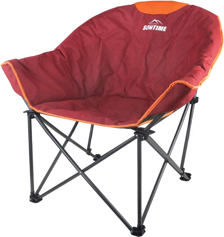 Oversize Padded Folding Chair with Carry Bag O282