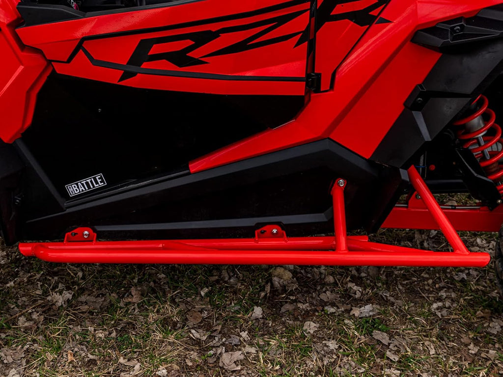 Red Nerf Bars / Rock Sliders / Tree Kickers for Polaris RZR XP 1000 X808491