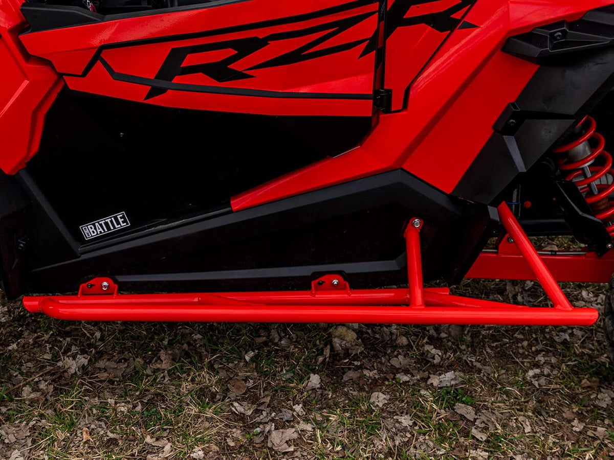 Red Nerf Bars / Rock Sliders / Tree Kickers for Polaris RZR XP 1000 X808491
