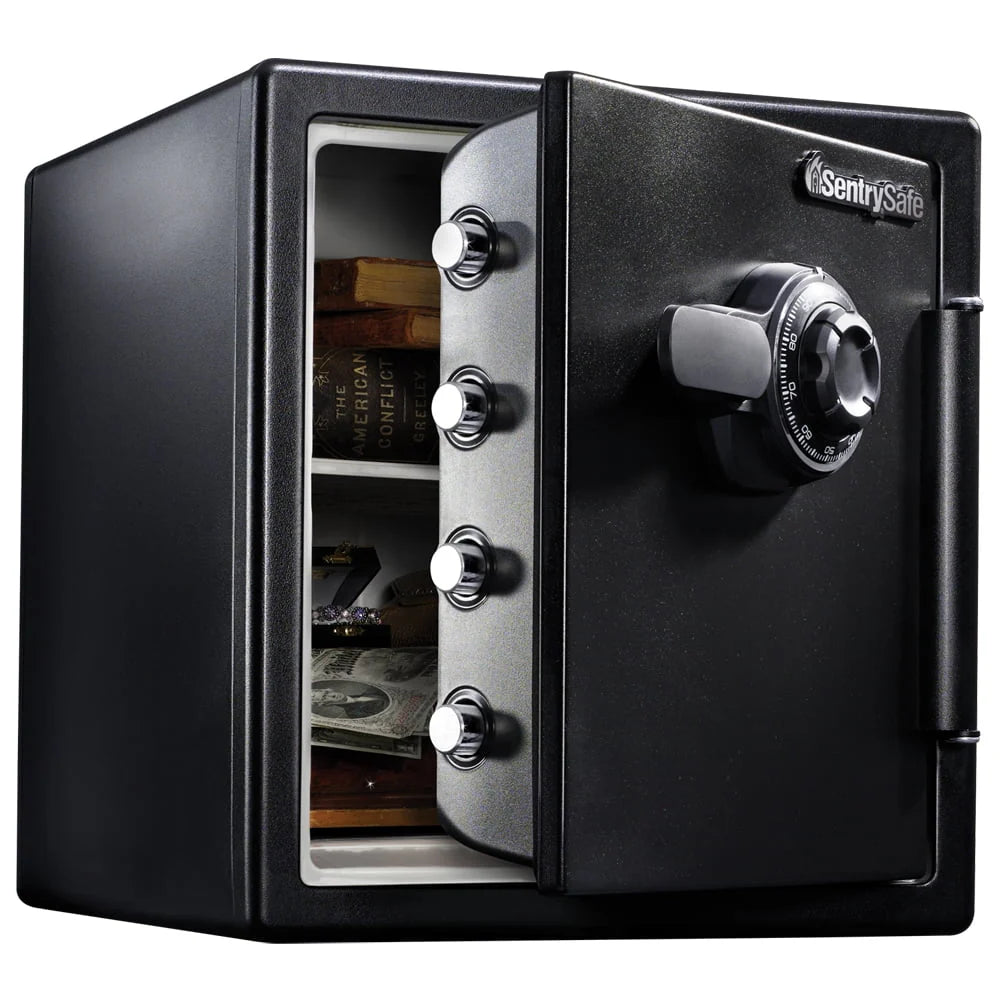 Fire-Resistant Waterproof Safe with Dial Combination Lock, 1.23 cu. ft. C49290