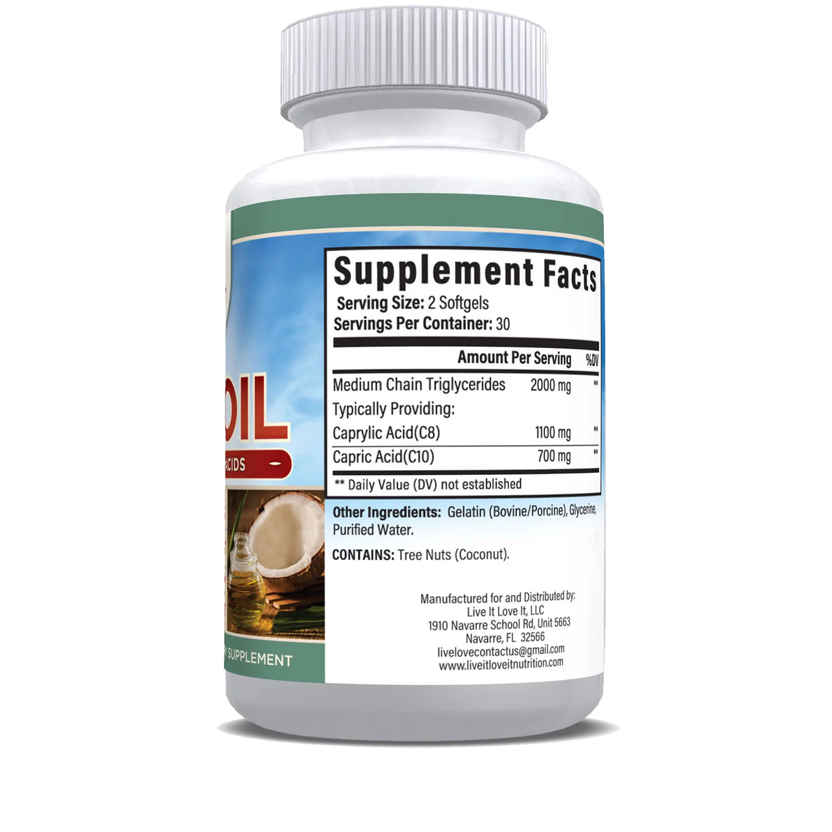 MCT Oil Softgels S92827