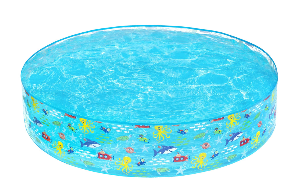 Round Multi-Color Above-Ground Kiddie Pool P9931