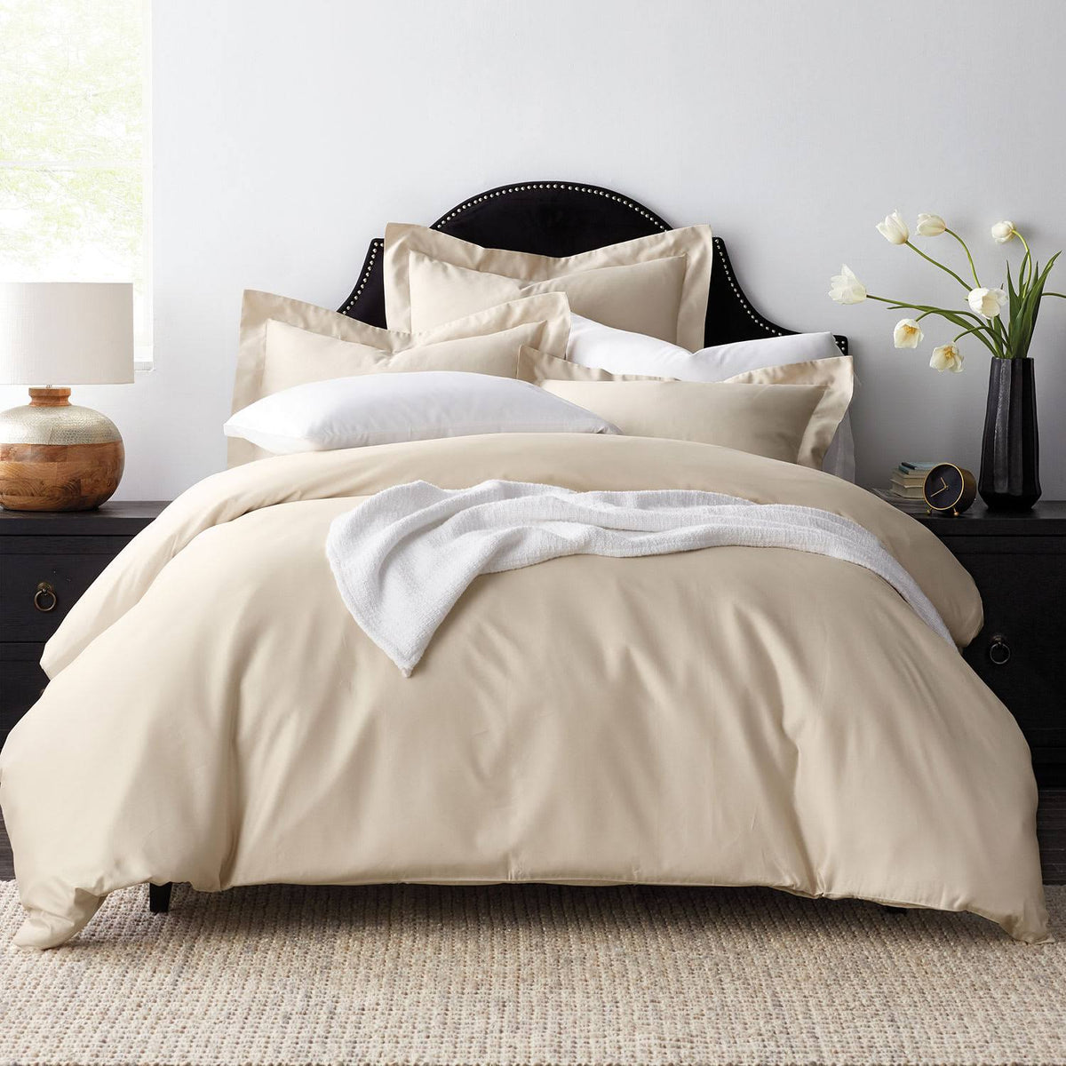Queen Egyptian Cotton Sateen Duvet Cover D92349