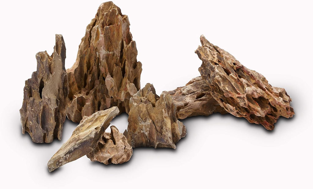 Natural Dragon Stones for Aquascaping (16lbs, 2 to 8 inches) X57024