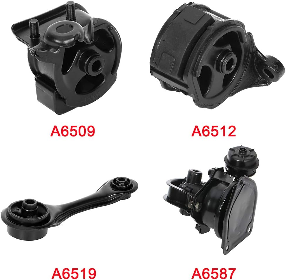 Engine Motor Trans Mounts Set of 4 for Honda Accord 1990-1993 2.2L L256517