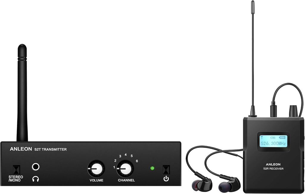 UHF Stereo Wireless Monitor System In-ear System E85460