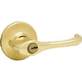 Polished Brass Keyed Entry Leverset F733527