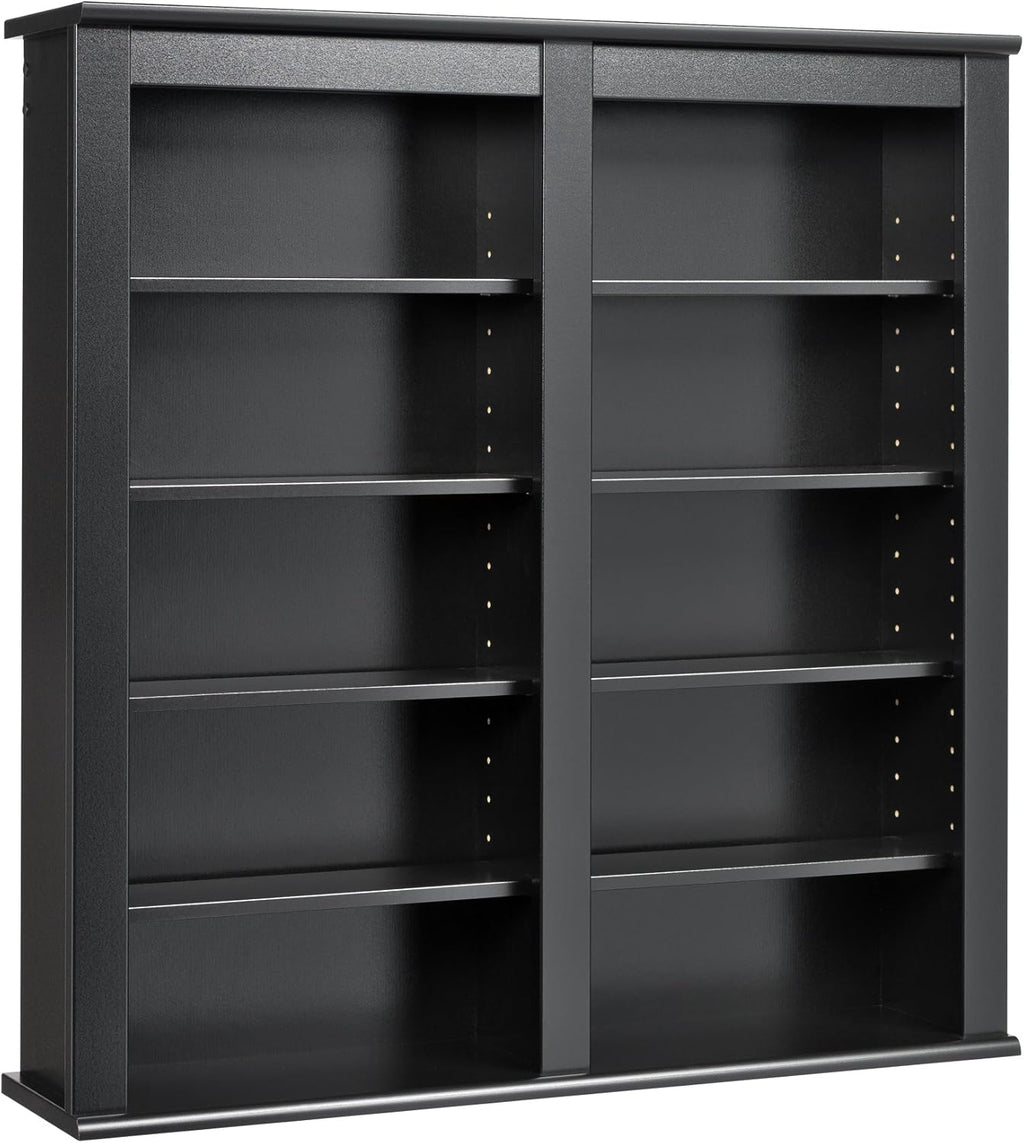 Black Double Wall Mounted Storage Cabinet U99740
