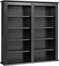 Black Double Wall Mounted Storage Cabinet U99740